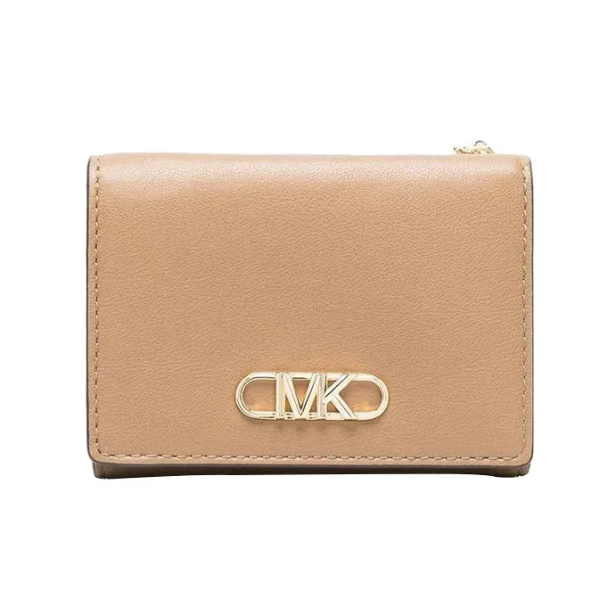 MICHAEL KORS PARKER Cow Leather Wallet Women's Gray-0