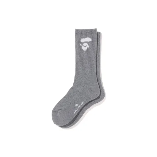 A BATHING APE Unisex Mid-Calf Socks