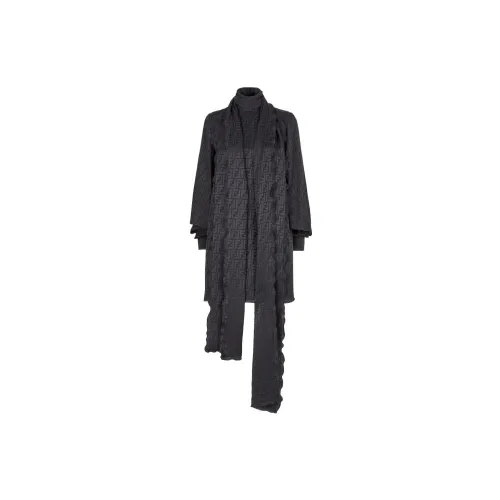 FENDI Long-Sleeved Dresses Women's Black