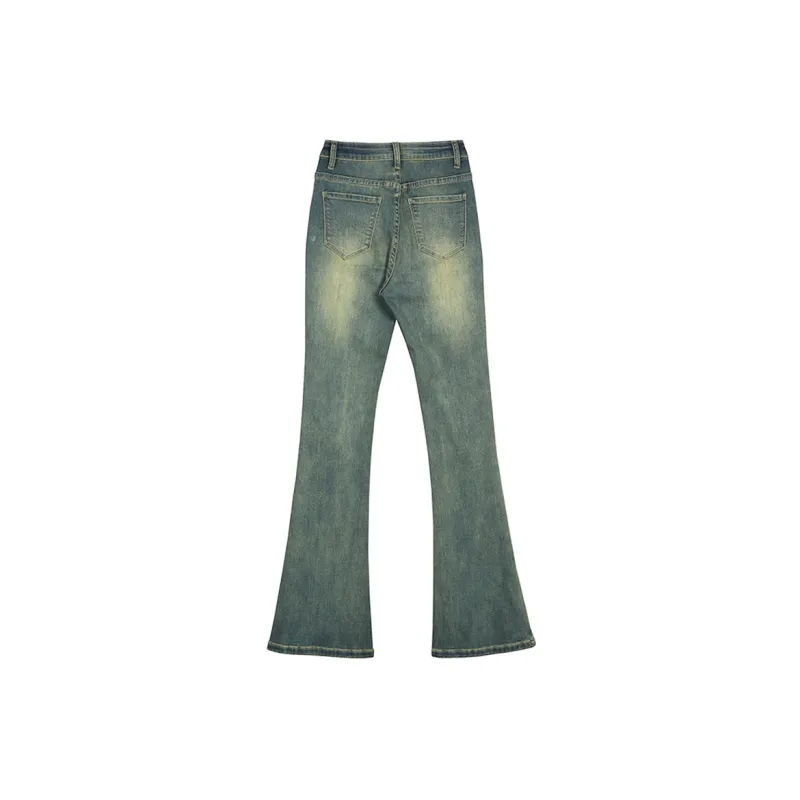 Jaslcs Flared Pants Jeans Unisex Nostalgic Blue-1