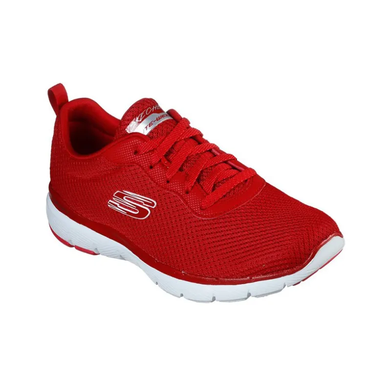 Skechers Flex Appeal 3.0 Low-Top Casual Shoes Women's Red-1