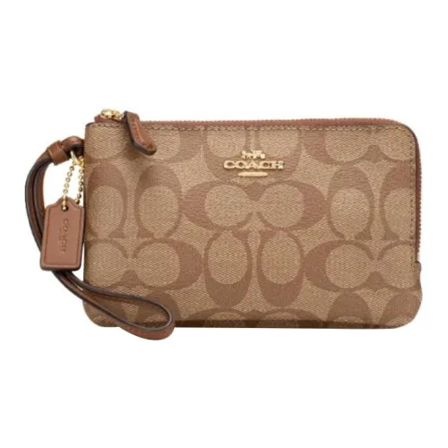 COACH Double Zip Wallet Clutches