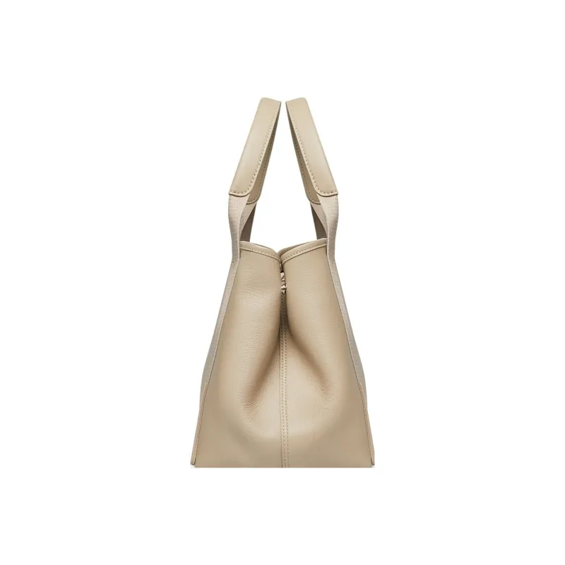 Balenciaga Smooth Calf Leather Tote Bag Shopping Bag Handbag Small Size Women's Brown-1