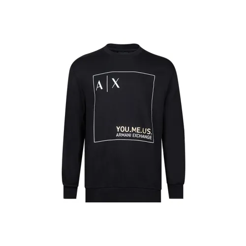 ARMANI EXCHANGE Sweatshirts Men Black