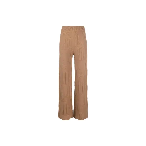 Lanvin Knitted Sweatpants Women's Brown