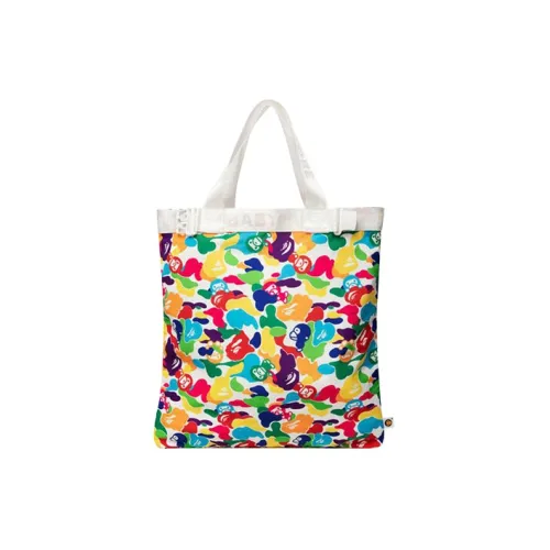 A BATHING APE Polyester Tote Bag Shopping Bag Shoulder Bag Handbag Regular Women's Multicolor Camouflage