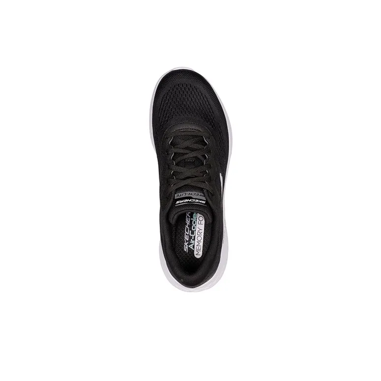 Skechers Skech Lite Pro Anti Slip Wear Resistant Breathable Lightweight Low Top Sports Casual Shoes Women's Black White-2