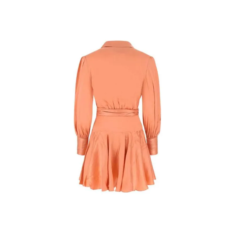 Zimmermann V-Neck Wrap Mini Dress-1