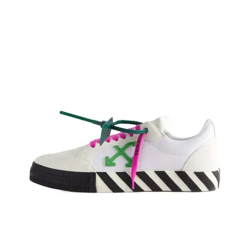 OFF WHITE Vulc Low White Green Fucshia-0
