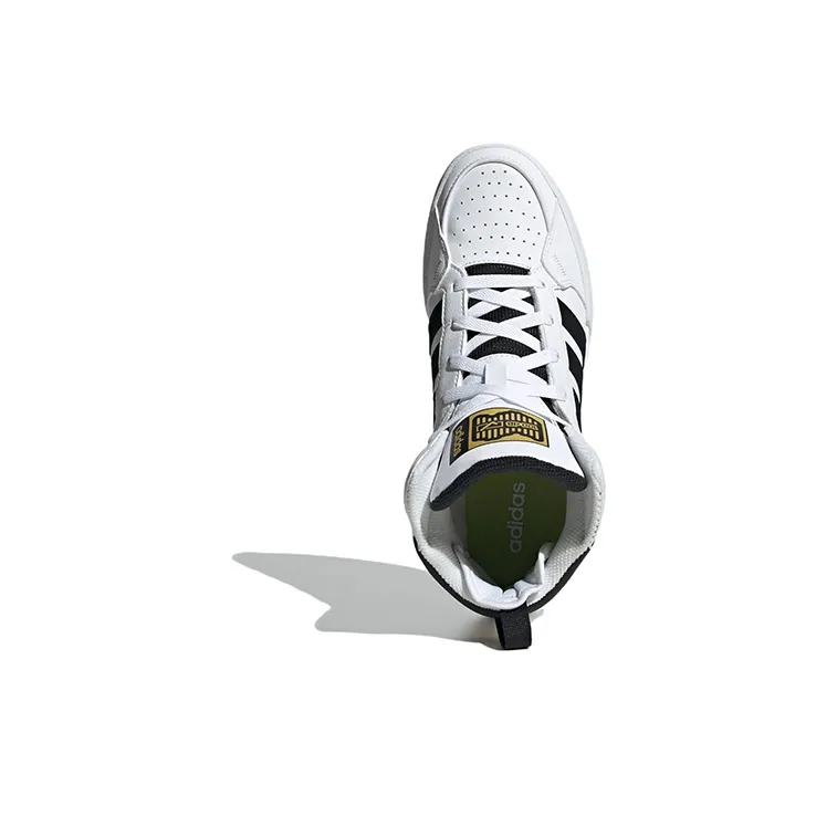 100DB Adidas Neo Mid 'White Black'-4
