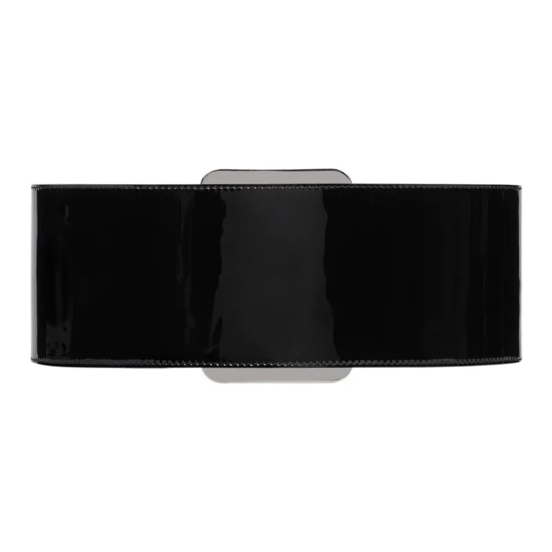 GUCCI Patent Belt Wide-1