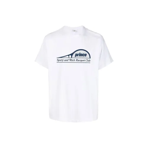 Prince X SPORTY & RICH T-Shirts Men White