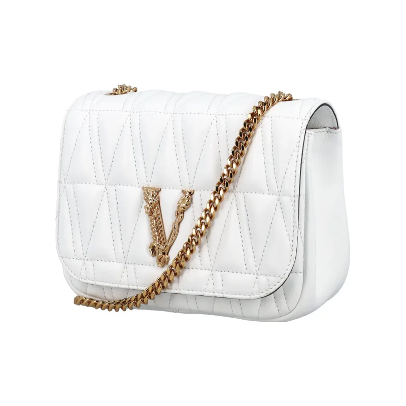 FANSIZHE Virtus Leather Crossbody Bag Shoulder Bag Women's White-2