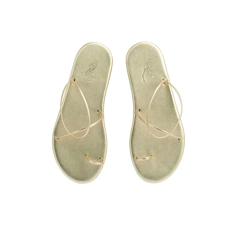 ANCIENT GREEK SANDALS Kansiz Strap Sandals Women's White Gold-4