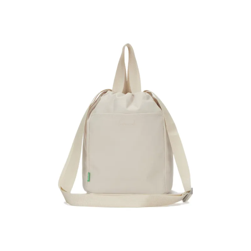 THE NORTH FACE Polyester Bucket Bag, Portable Crossbody Bag, Shoulder Bag Mini Unisex Ecru-2