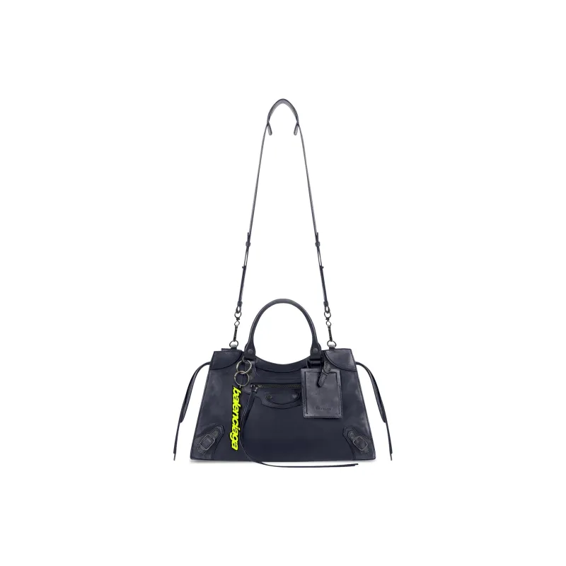 Balenciaga Neo Classic Calfskin Shoulder Bag Crossbody Bag Handbag Women's Dark Blue-4