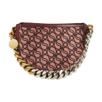 Stella McCartney Frayme S-Wave Small Shoulder Bag