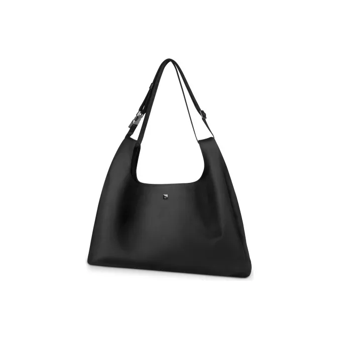 INJOYLIFE Nylon Fabric Portable Crossbody Bag Shoulder Bag Large Size Women's Black-1