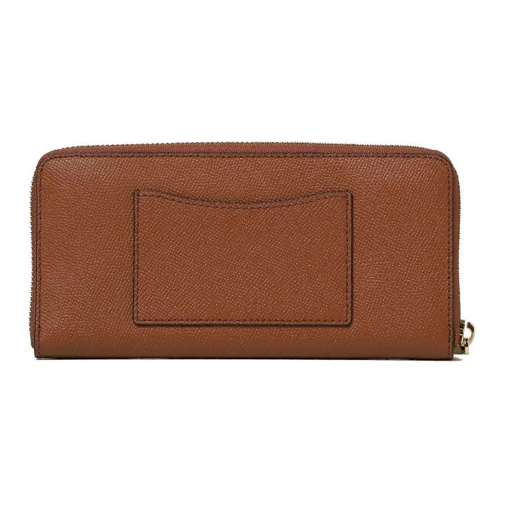 MICHAEL KORS Jet Set Charm Cow Leather Wallet Women's Brown-2