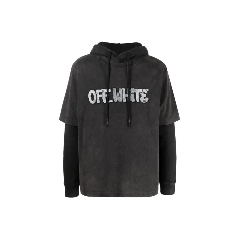 OFF WHITE Gm Vintage Double Sleeve Hoodie-1