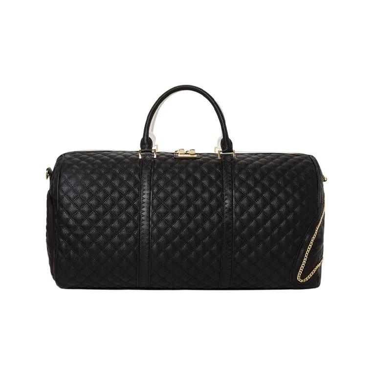 SPRAYGROUND Artificial Leather Handbag Regular Unisex Black & White-0
