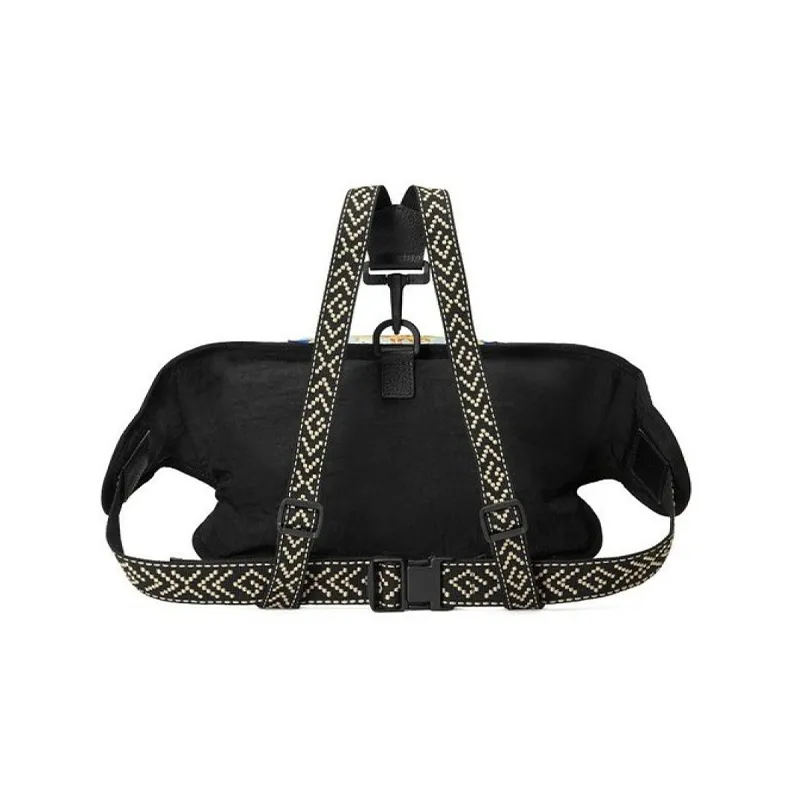 GUCCI Nylon Backpack Unisex Black-3