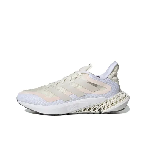 Adidas 4D FWD Pulse 2 Running Shoes Women's Low-Top Beige/White/Pink