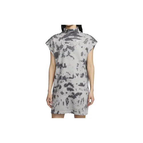 Nike Sleeveless Dresses Women's Gray