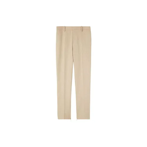 OFF-WHITE Tag Wool Slim Zip Pant 'Beige'