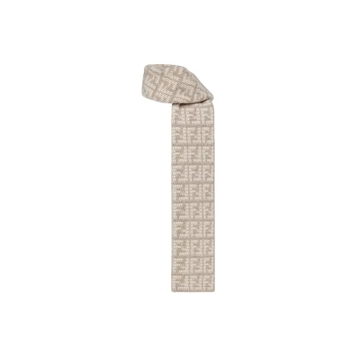 FENDI Knit Scarves Women's Gray-1