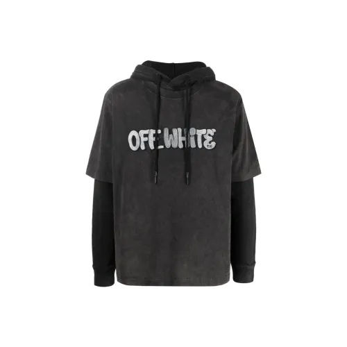 OFF-WHITE GM Vintage DBL Sleeve Hoodie 