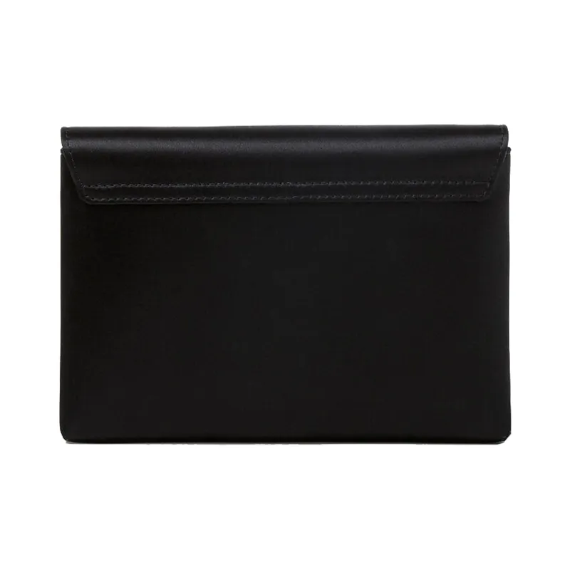 VERSACE La Medusa Viscose Envelope Bag One Shoulder Crossbody Clutches Women's Black-2