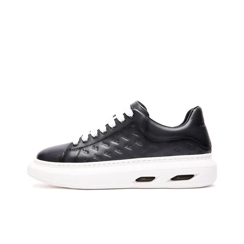 Anthony Miles Stylish Skateboarding Shoes Men's Blue-0