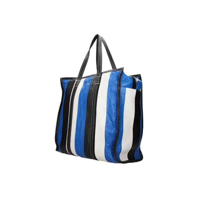 Balenciaga Leather Handbag Shoulder Bag Women's Black/Blue-1
