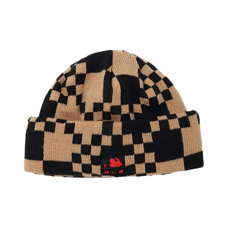 MLB Acrylic Beanies Unisex Brown/Black-1