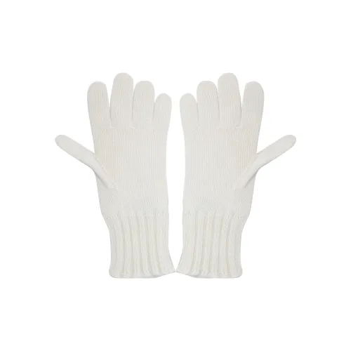 Loro Piana Knit Gloves Women's White