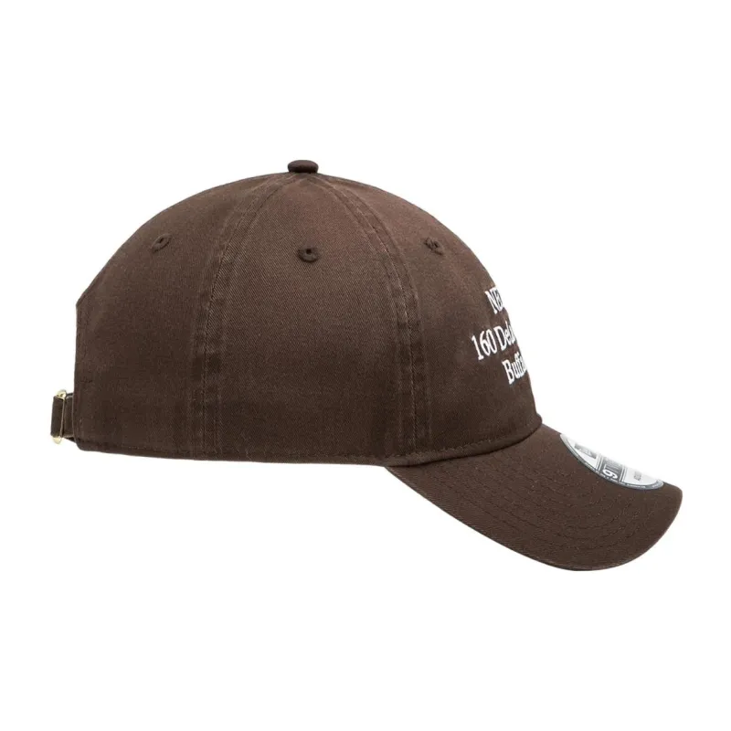 New Era Cotton Baseball Caps Unisex Chocolate-2