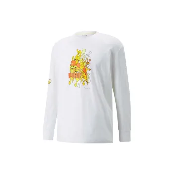PUMA x BRITTO LS Tee T Shirt Men's White