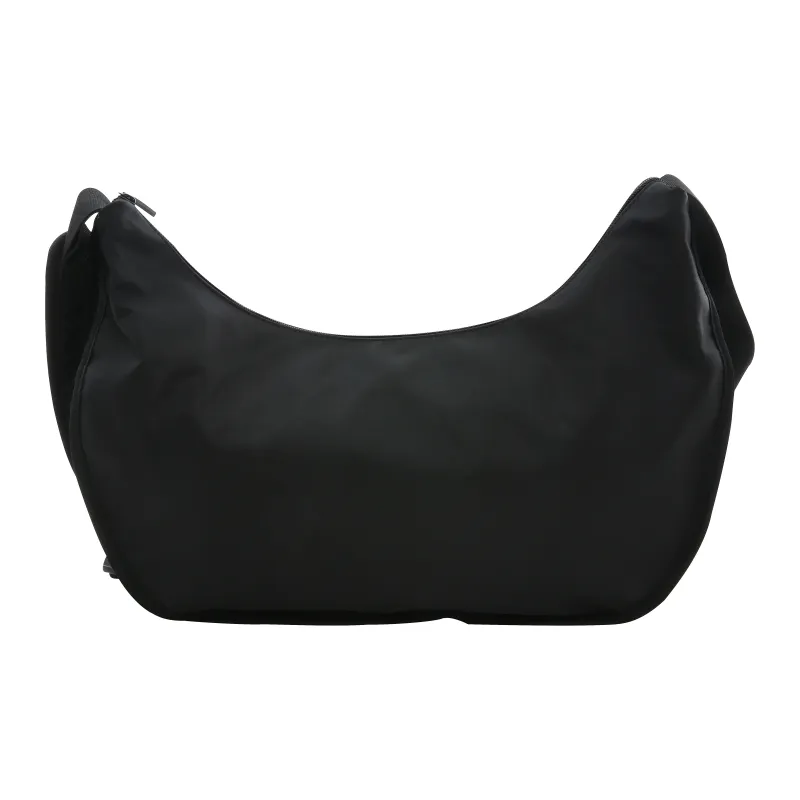 KONADCT Polyester Messenger Bag, Shoulder Bag, Crossbody Bag Unisex Black-1