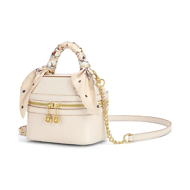 Gong Xuan Cow Leather One Shoulder Handbag Regular Women's Palace Of Eternal Cold Jade-2