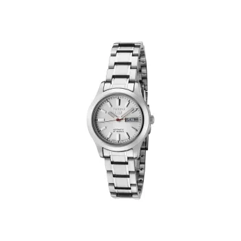 SEIKO Seiko5 Mechanical Movement Stainless Steel Watchband Watch Women's Watch Silver Dial