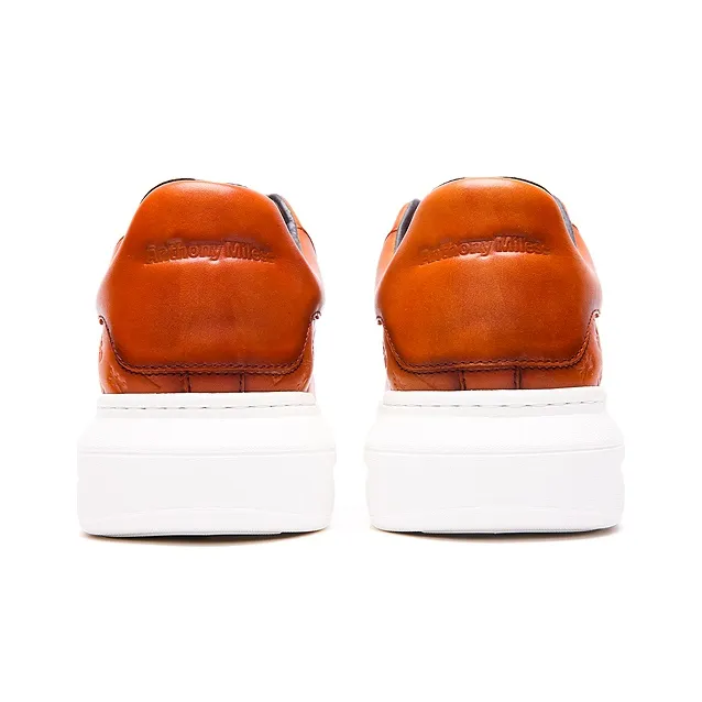 Anthony Miles Stylish Skateboarding Shoes Men's Brown-3