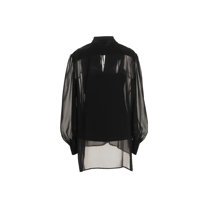 MaxMara Cut Out Long Sleeved Blouse-1