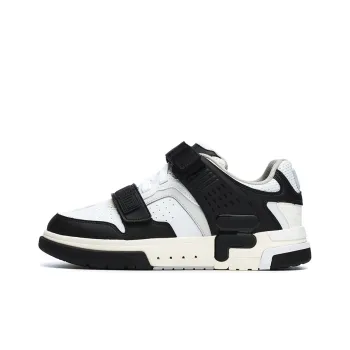 FILA DOPPIO Low Top Skateboard Shoes Men's Snow Black