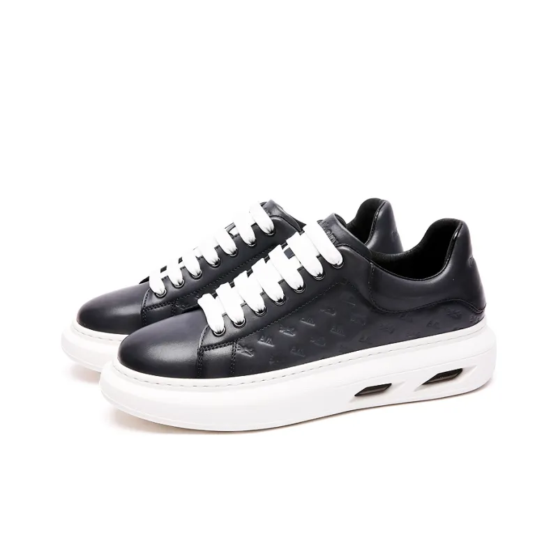 Anthony Miles Stylish Skateboarding Shoes Men's Blue-1