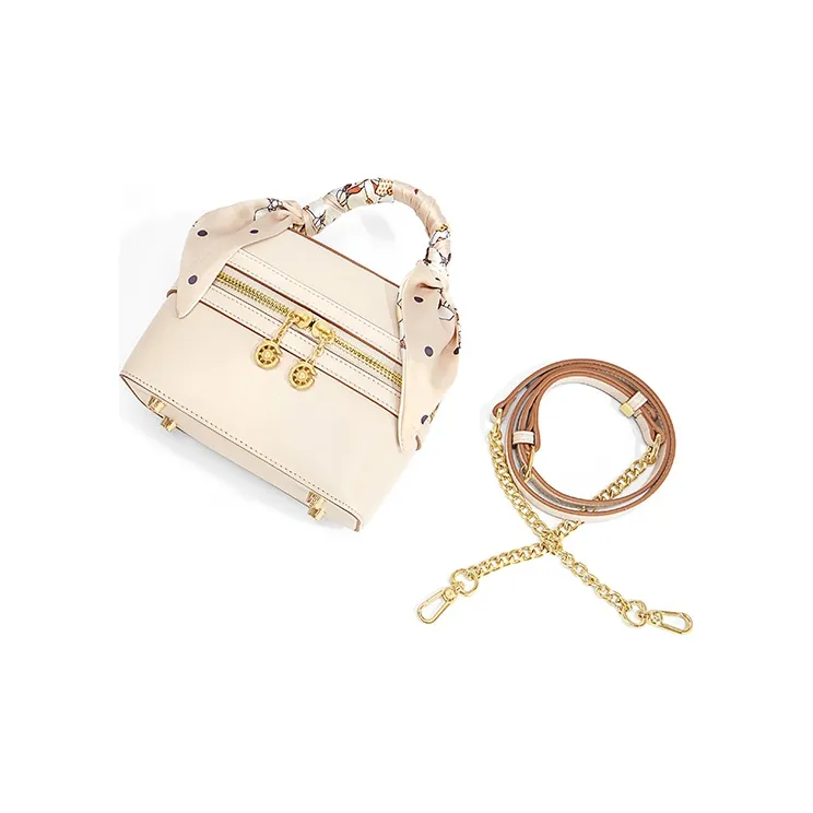 Gong Xuan Cow Leather One Shoulder Handbag Regular Women's Palace Of Eternal Cold Jade-3