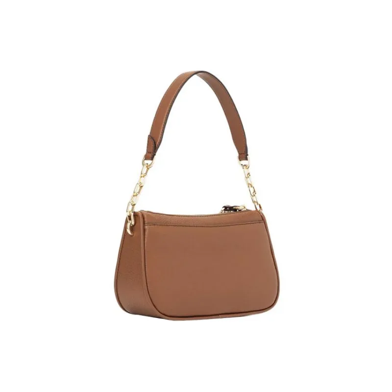 MICHAEL KORS Jet Set Charm Cow Leather Handbag Shoulder Bag Women's Camel-1