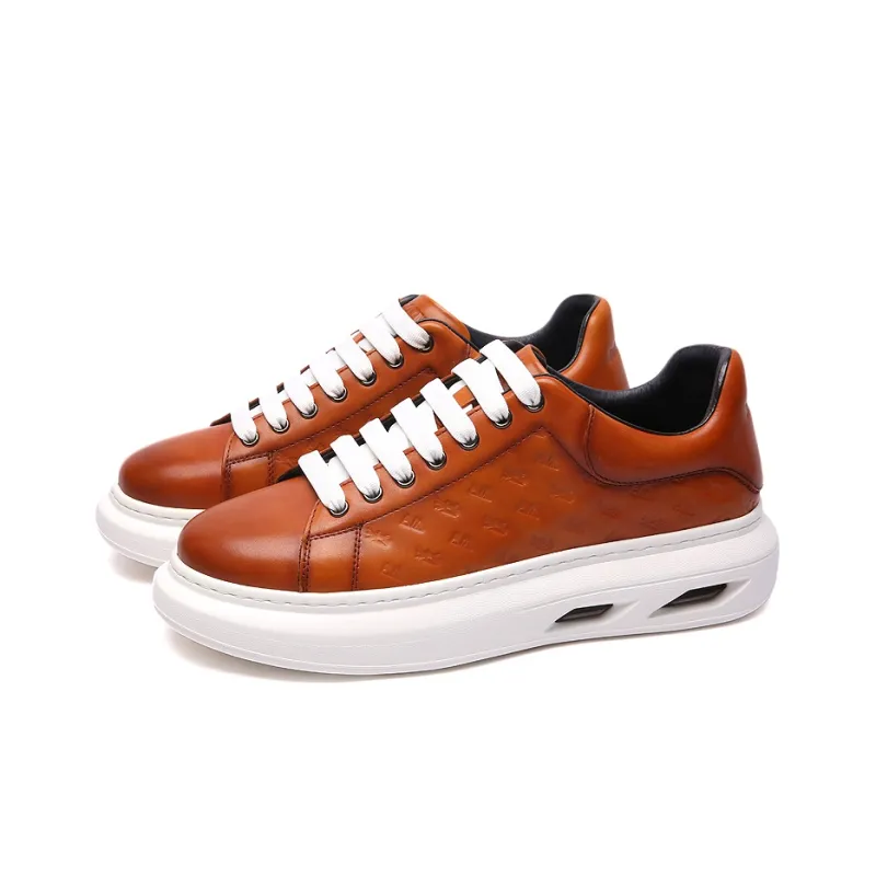 Anthony Miles Stylish Skateboarding Shoes Men's Brown-1