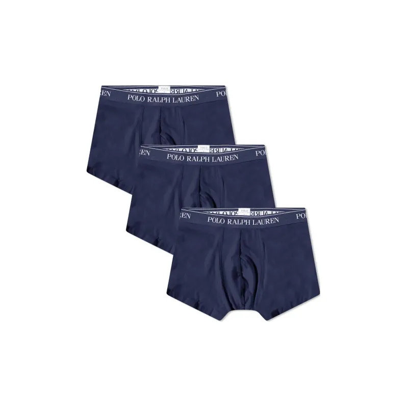 Polo Ralph Lauren Logo Waistband Boxer Briefs 3 Pack-0