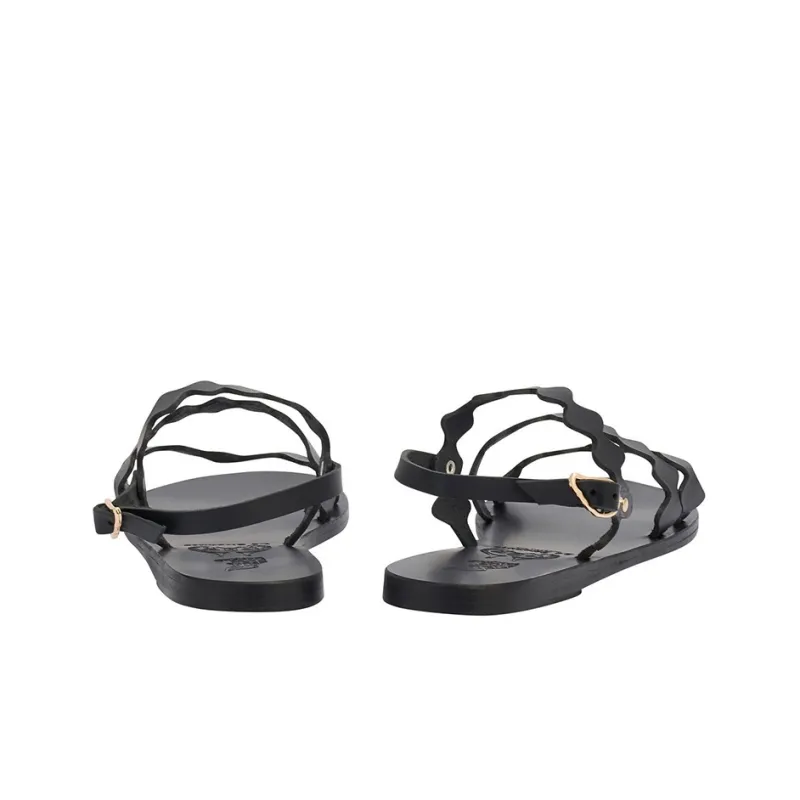 ANCIENT GREEK SANDALS Clio Onda Stylish Sandals Women's Black-4